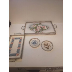 LOT DE PLATS CÉRAMIQUE ET...