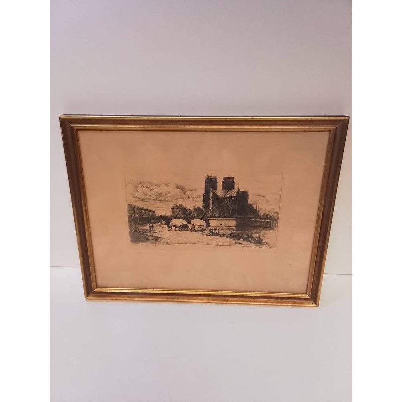 GRAVURE NOTRE DAME 