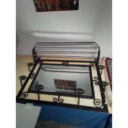 VESTIAIRE MURALE FER FORGÉ 