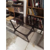 TABLE BASSE DESIGN VINTAGE VERRE FUMÉ 