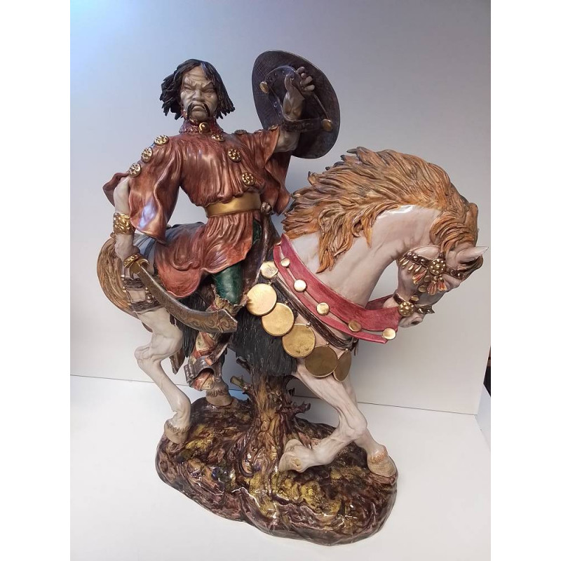 STATUETTE GUERRIER SIGNÉE DANTI EN L\'ÉTAT 