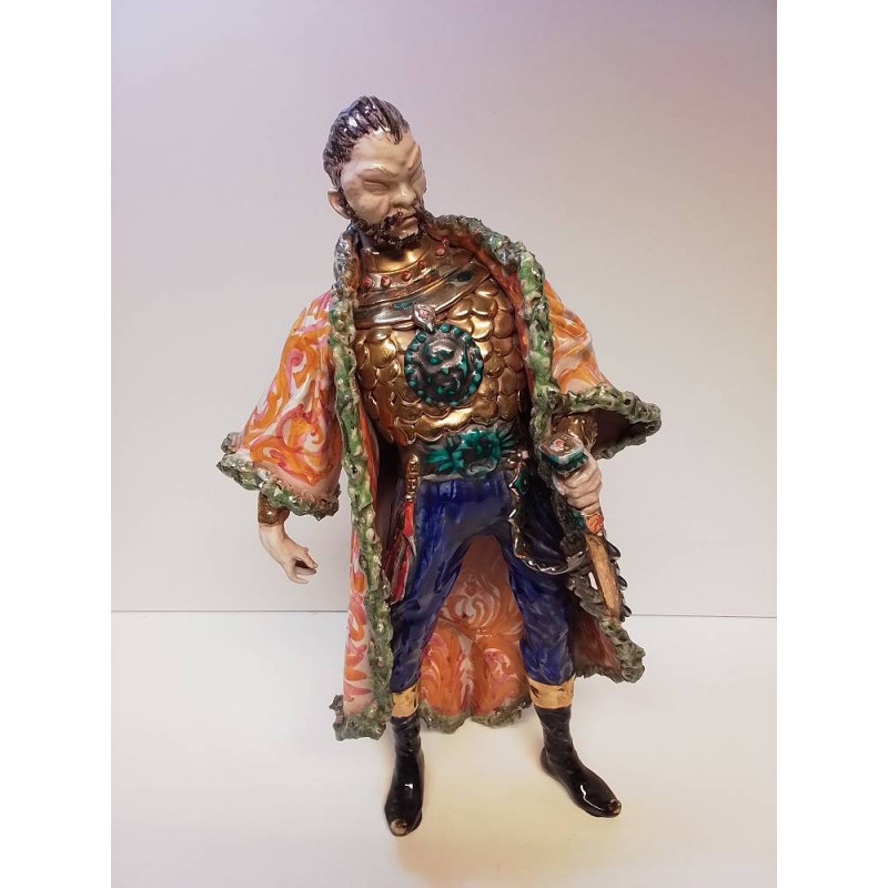 STATUETTE GUERRIER SIGNÉE DANTI EN L\'ÉTAT 