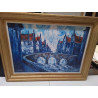 HUILE SUR TOILE SIGNÉE VILLE DE BRUGES 