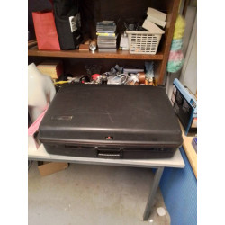 VALISE RIGIDE NOIR DELSEY 