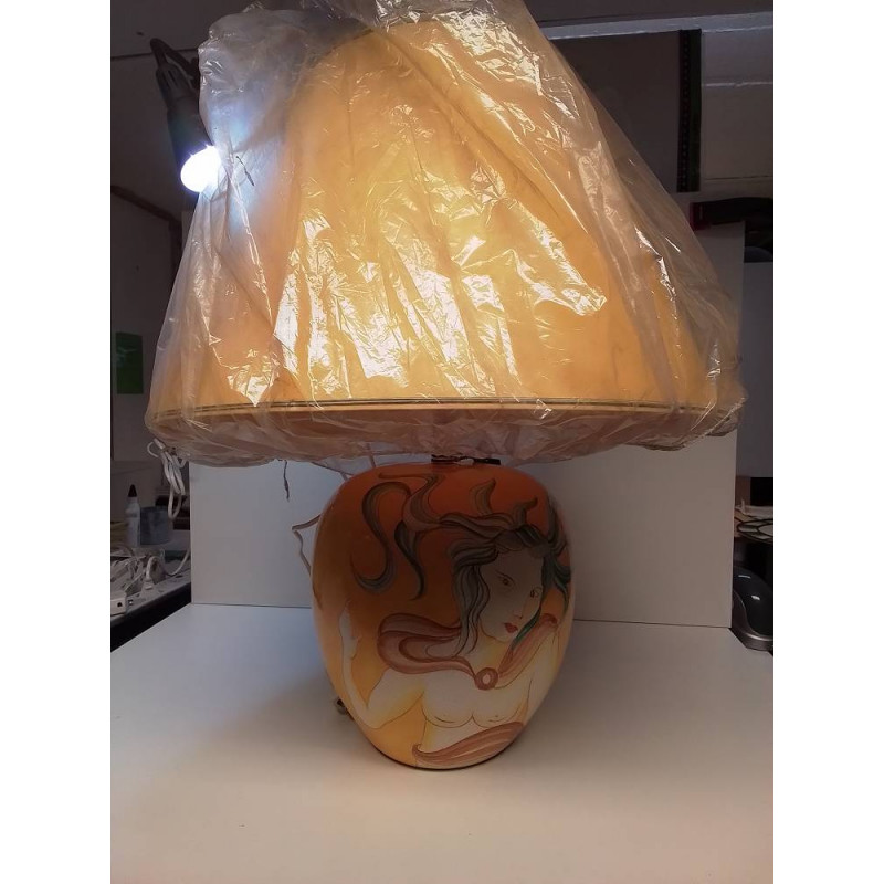 LAMPE A POSER DRIMMER CÉRAMIQUE CRAQUELÉE 