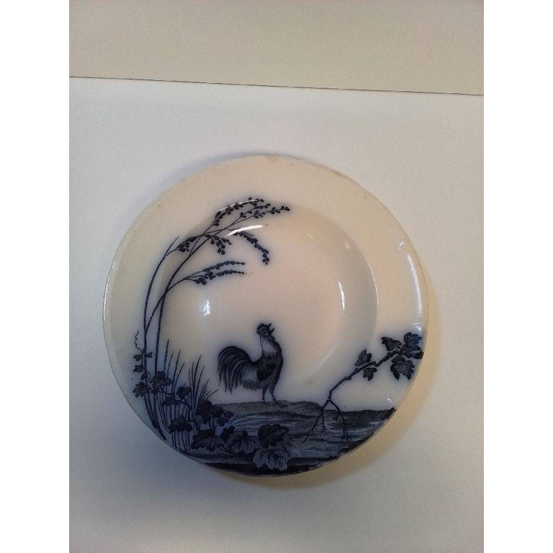 ASSIETTE FAÏENCE LONGWY 1860 DE LONGWY MODÈLE JAPONAIS