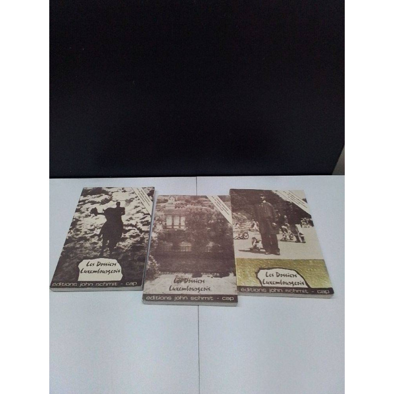 LOT LIVRES LES DOSSIER LUXEMBOURGEOIS 