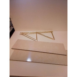 ÉTAGÈRE MURALE VINTAGE 