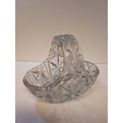 PANIER CRISTAL CISELÉ 