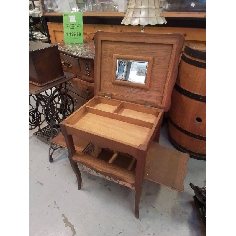 TABLE DE TRAVAIL CHENE MASSIF 