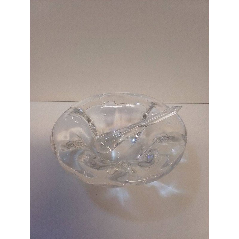 MORTIER ET PILON CRISTAL VAL ST LAMBERT 