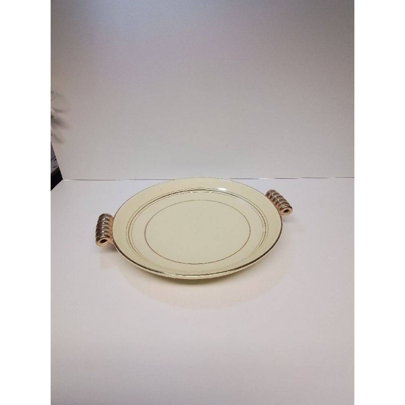 PLAT VILLEROY&BOCH SEPTFONTAINES JAUNE ET DORE *
