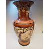 VASE MOTIF ASIATIQUE 
