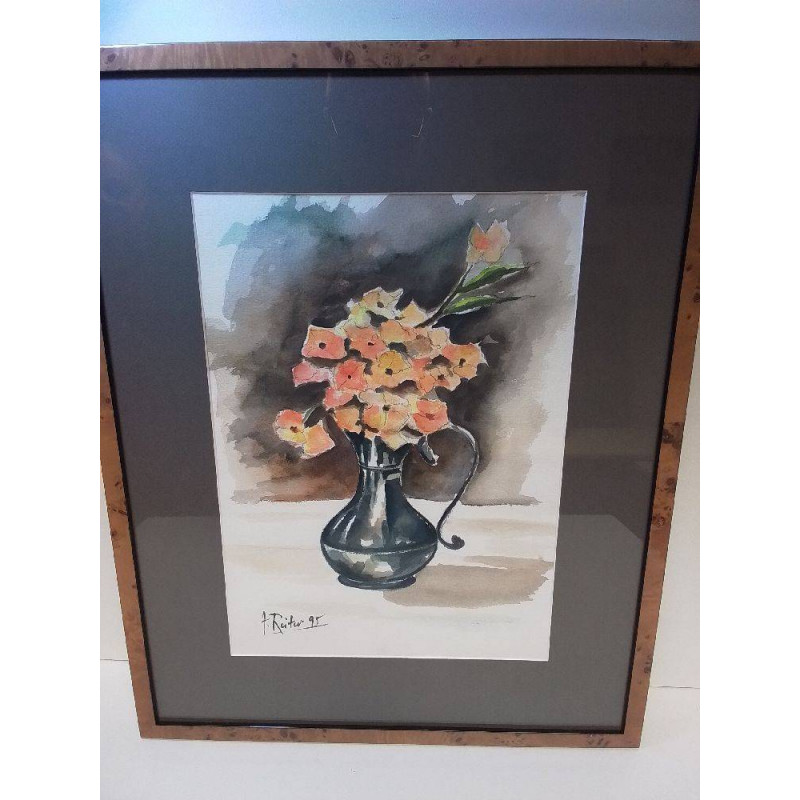 AQUARELLE SIGNÉE ADOLPHE REITER PM