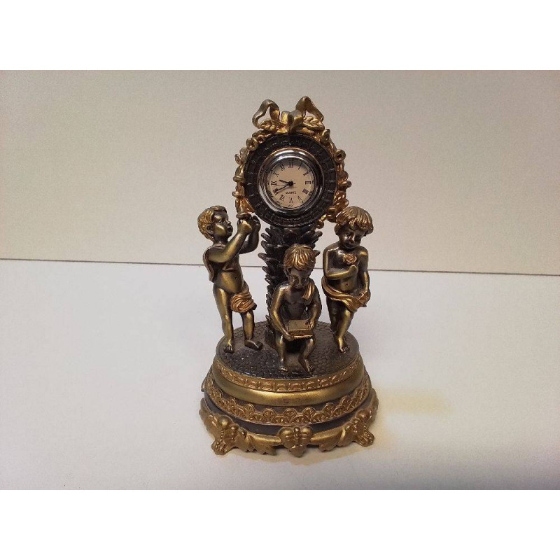 MONTRE DE TABLE STYLE BRONZE 