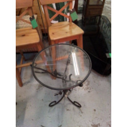 SELLETTE METAL EST VERRE 