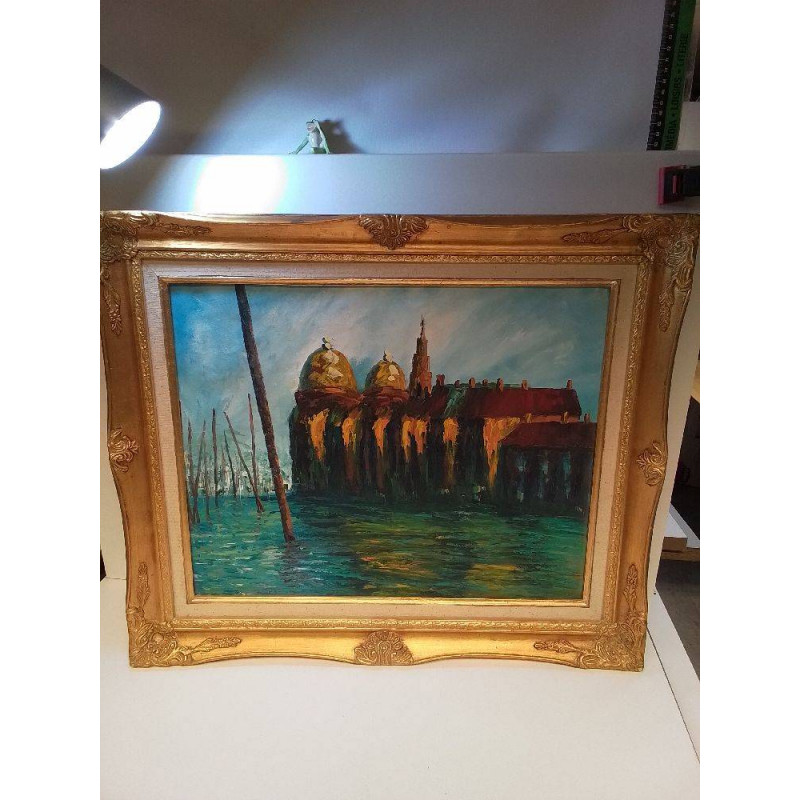 HUILE SUR TOILE VENISE 