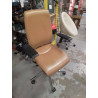 FAUTEUIL DE BUREAU CUIR CAMEL 