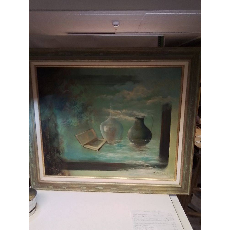 TABLEAU SURREALISTE SIGNE CAMPOAMOR 