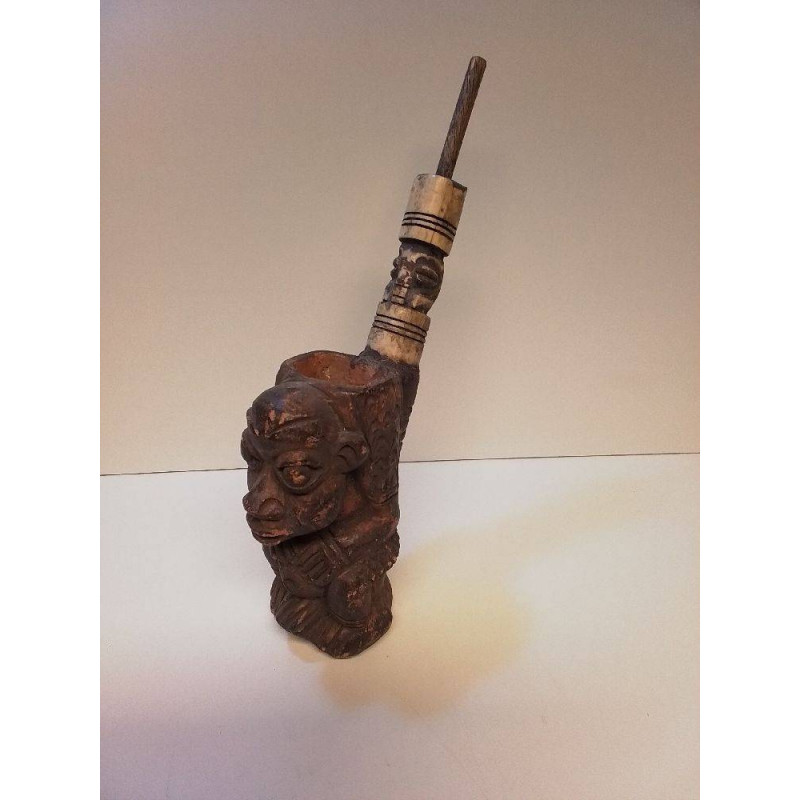 PIPE EN TERRE CUITE AFRICAINE 