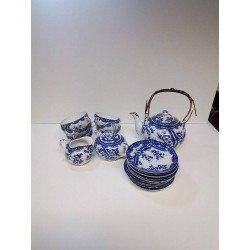 SERVICE A CAFE ASIATIQUE BLEU