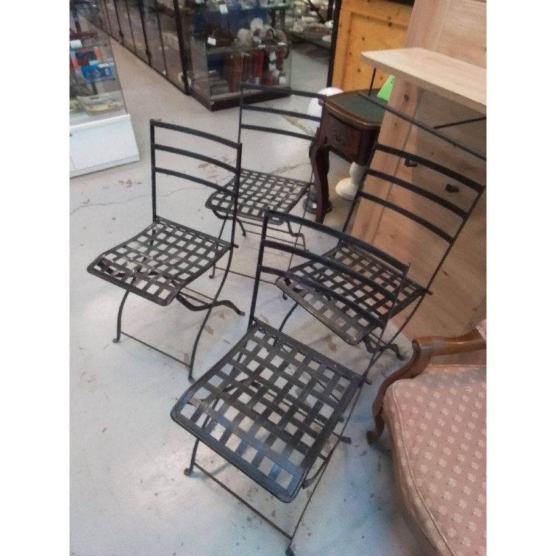 CHAISE PLIANTE METAL 