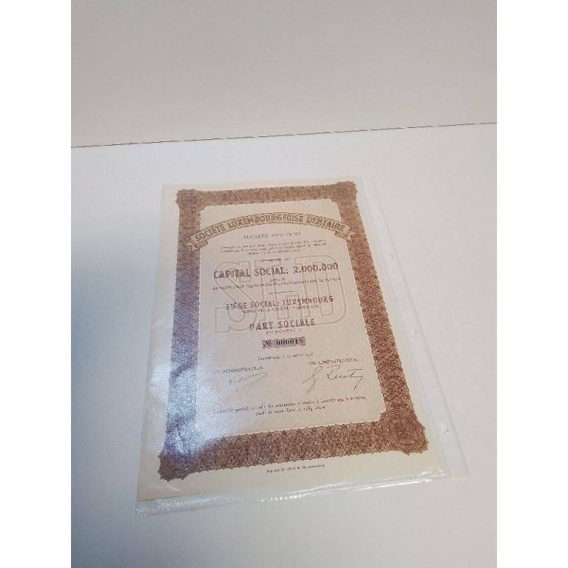 SOCIETE LUXEMBOURGEOISE DENTAIRE