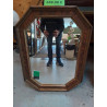 MIROIR OCTOGONAL BORD BOIS 