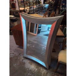 MIROIR BORD ARGENTÉ 