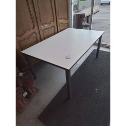 BUREAU BLANC ET GRIS GM 
