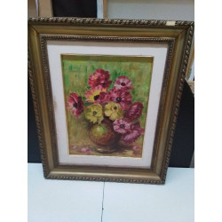 HUILE SUR PANNEAU NATURE...