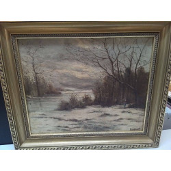 HUILE SUR TOILE EUGEN DROUET