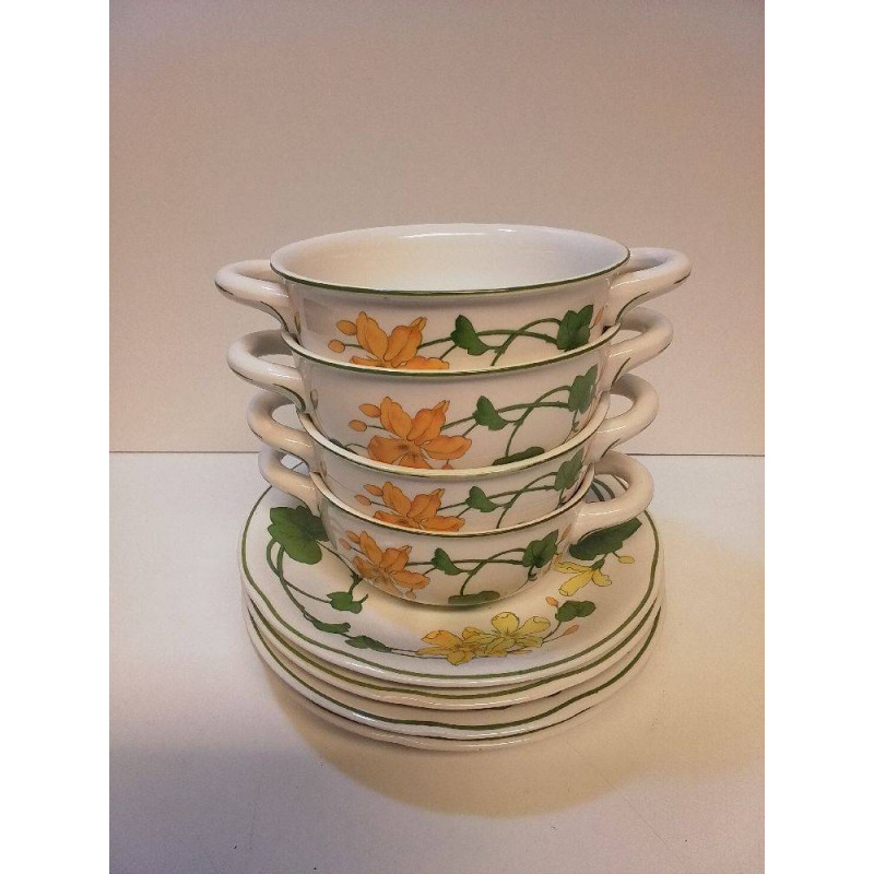 LOT VAISSELLE VILLEROY ET BOCH GÉRANIUM 