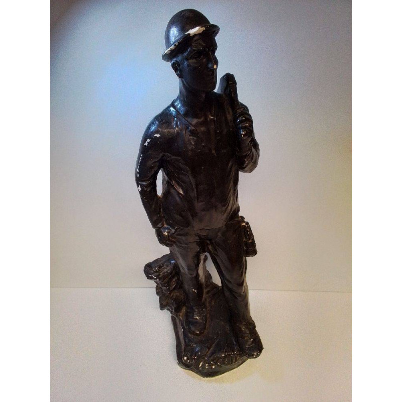 STATUETTE MINEUR SIGNÉE 