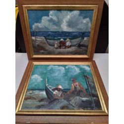 HUILE SUR TOILE SIGNÉE AMELIA