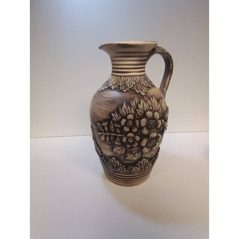 CRUCHE MOTIF FLEURS GM