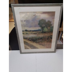 ESTAMPE VUE DU CHAMPS