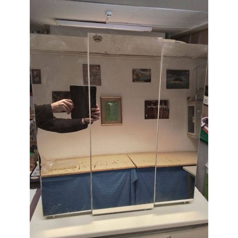 MEUBLE DE SALLE DE BAIN 3 PORTES MIROIR