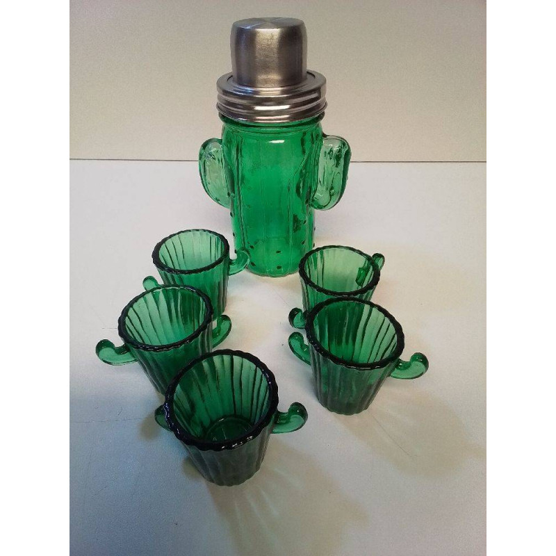 LOT DE TASSE ET SHAKER CACTUS 