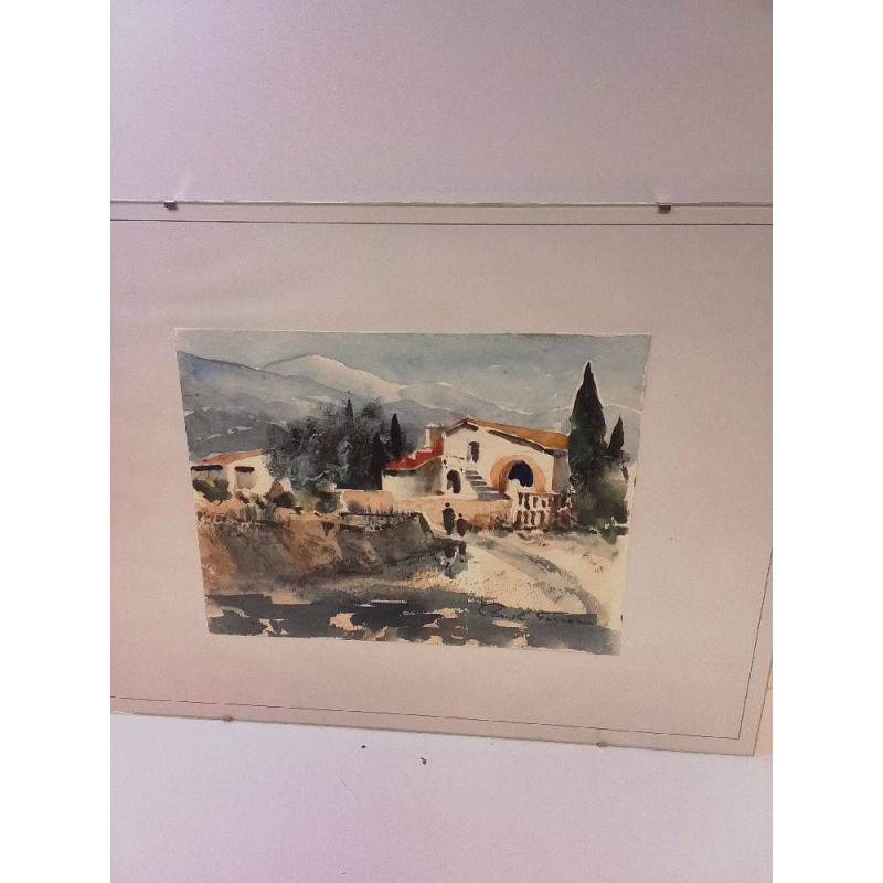 AQUARELLE SIGNÉE CAMILLE FERRER 