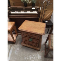 CHEVET CHENE 3 TIROIRS 