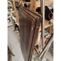 TABLE EN NOYER STYLE RENAISSANCE GHOTIQUE + 4 ALLONGES DE 50CM