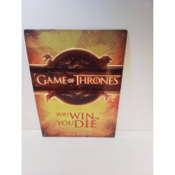 PLAQUE GAME OF THRONES 