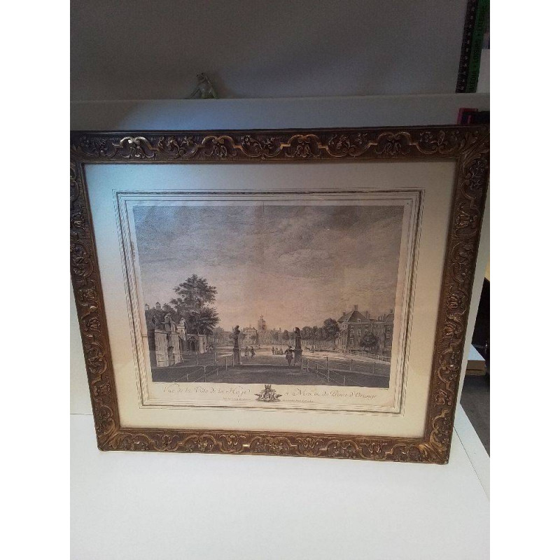 TABLEAU VUE DE LA VILLE DE LA HAYE 