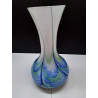 VASE OPALINE TON BLEU 