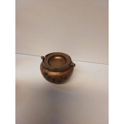 CENDRIER LAITON CLOISONNÉ 