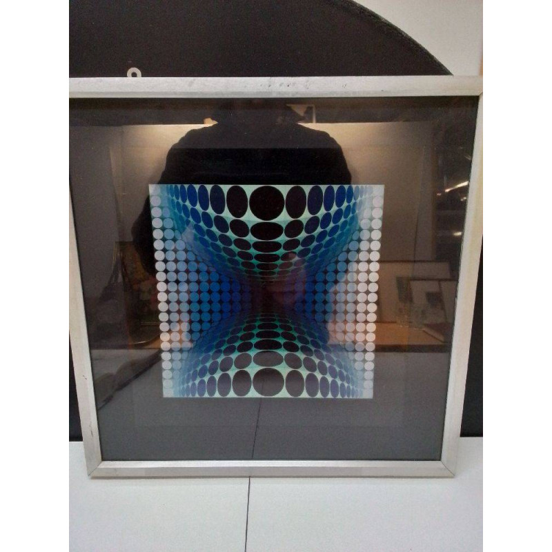 CADRE SÉRIGRAPHIE VICTOR VASARELY