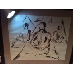 AQUARELLE SIGNÉE ART...