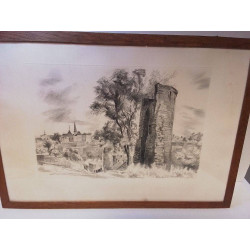 LITHOGRAPHIE SIGNÉE DE RENÉ...