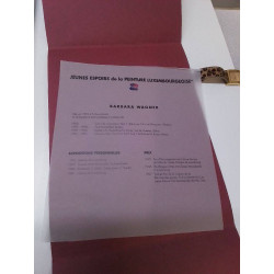 LITHOGRAPHIE BARBARA WAGNER + CERTIFICAT 